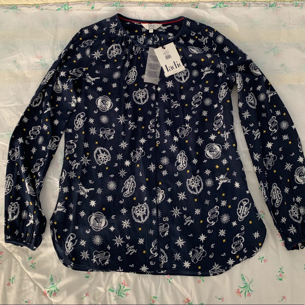 Tommy Hilfiger x Gigi Hadid silk blous